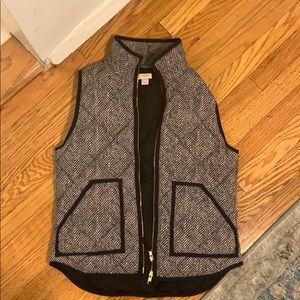 JCrew Herringbone Vest